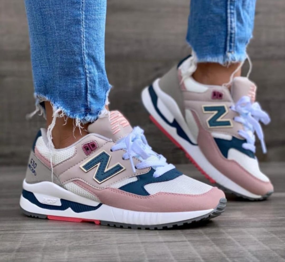 New balance mujer azul y rosa best sale